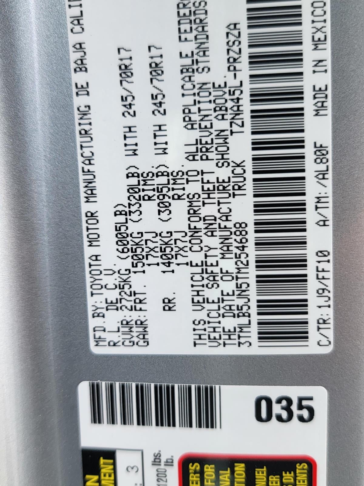 2026 Toyota Tacoma SR5