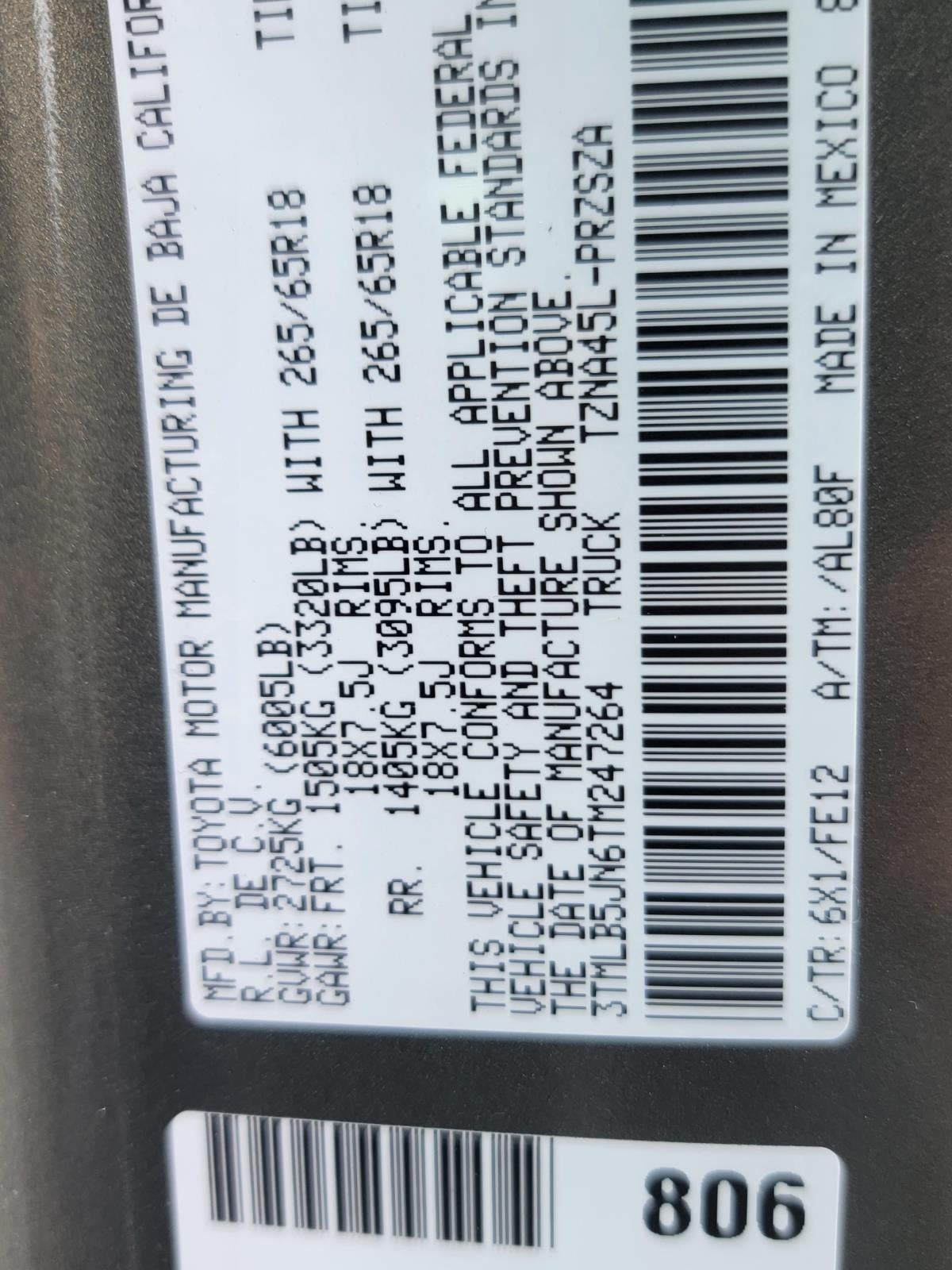 2026 Toyota Tacoma TRD Sport