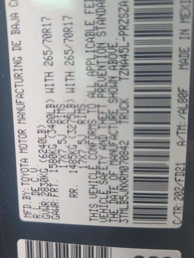 2024 Toyota Tacoma TRD Off-Road