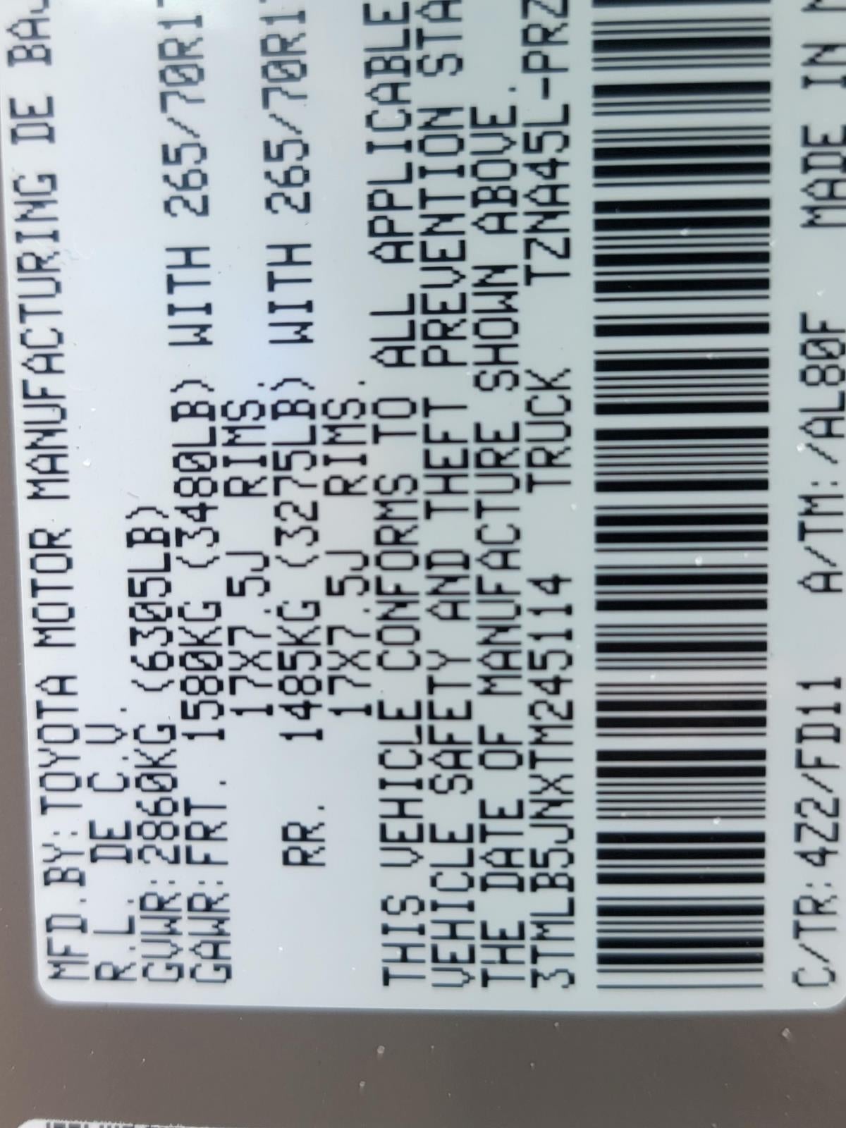 2026 Toyota Tacoma TRD Off-Road