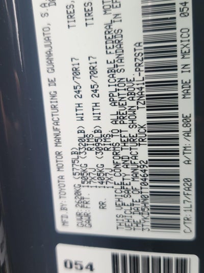 2026 Toyota Tacoma SR