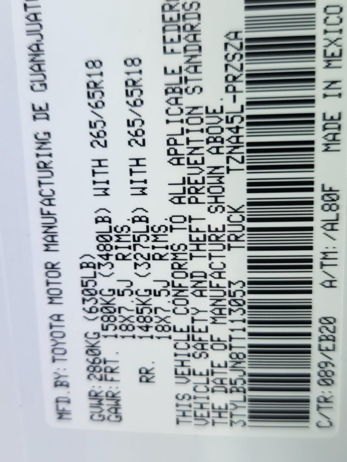 2026 Toyota Tacoma Limited