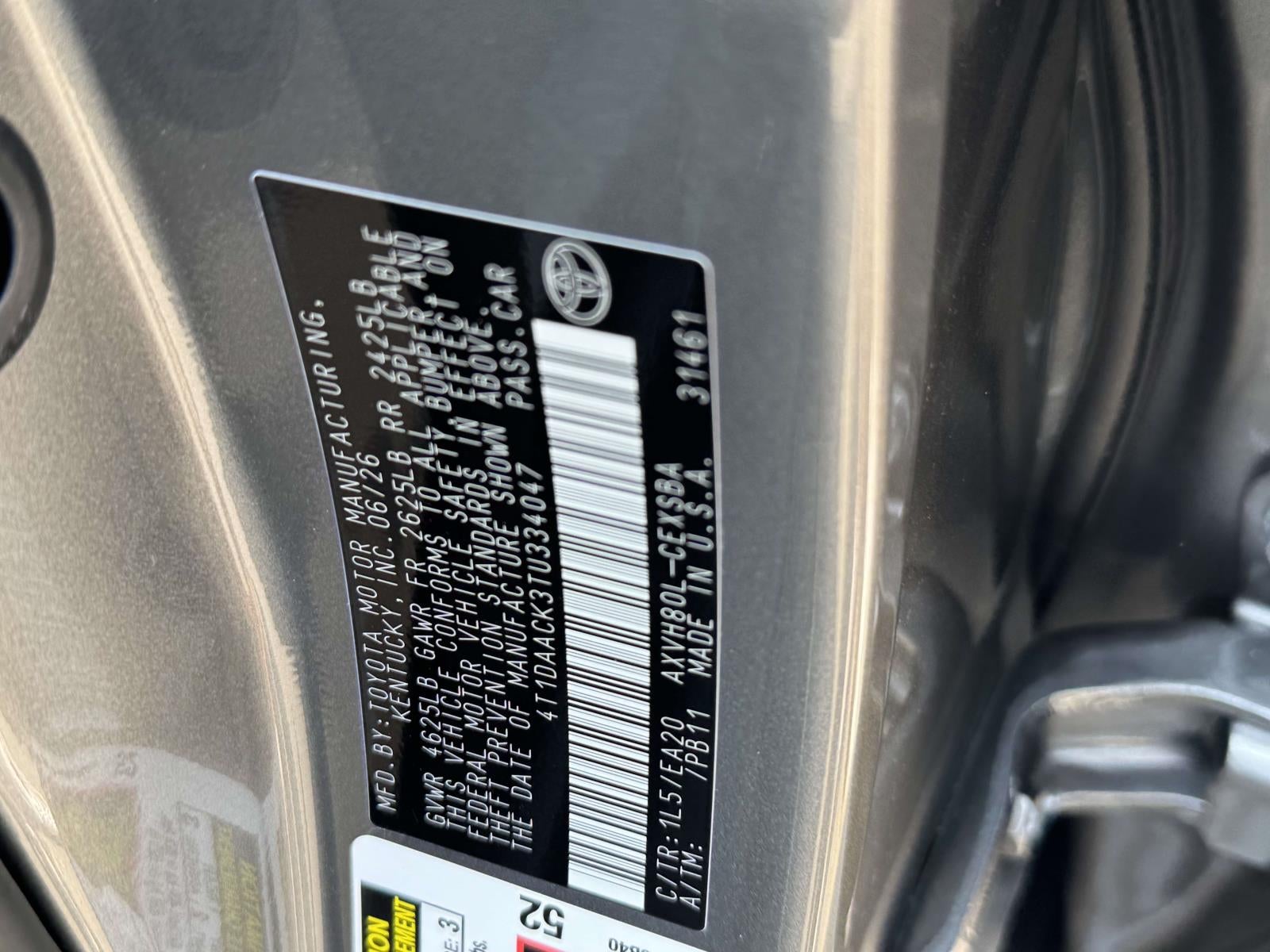 2026 Toyota Camry SE