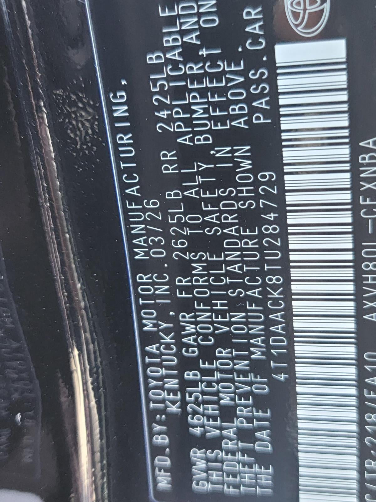 2026 Toyota Camry LE