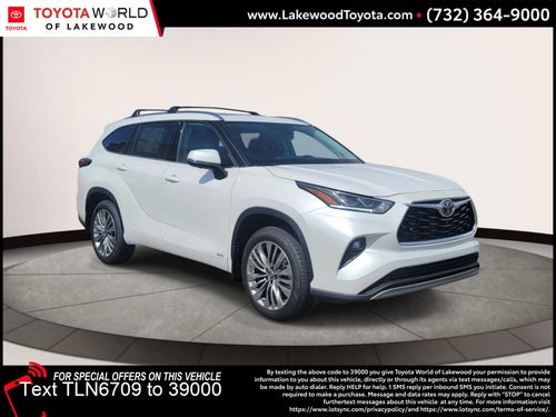 2026 Toyota Highlander Hybrid Platinum