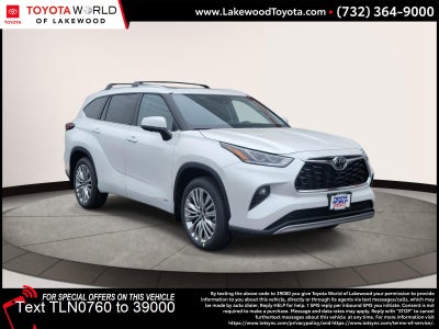 2026 Toyota Highlander Hybrid Platinum
