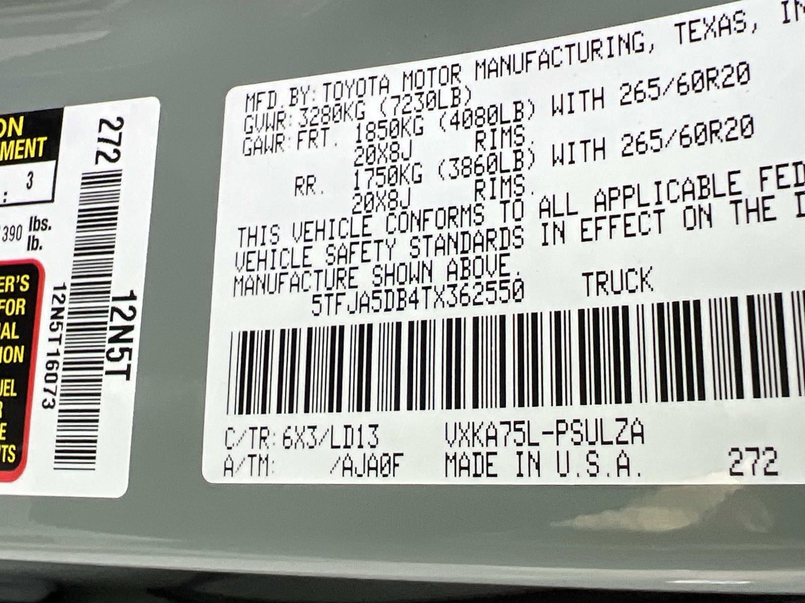 2026 Toyota Tundra Limited