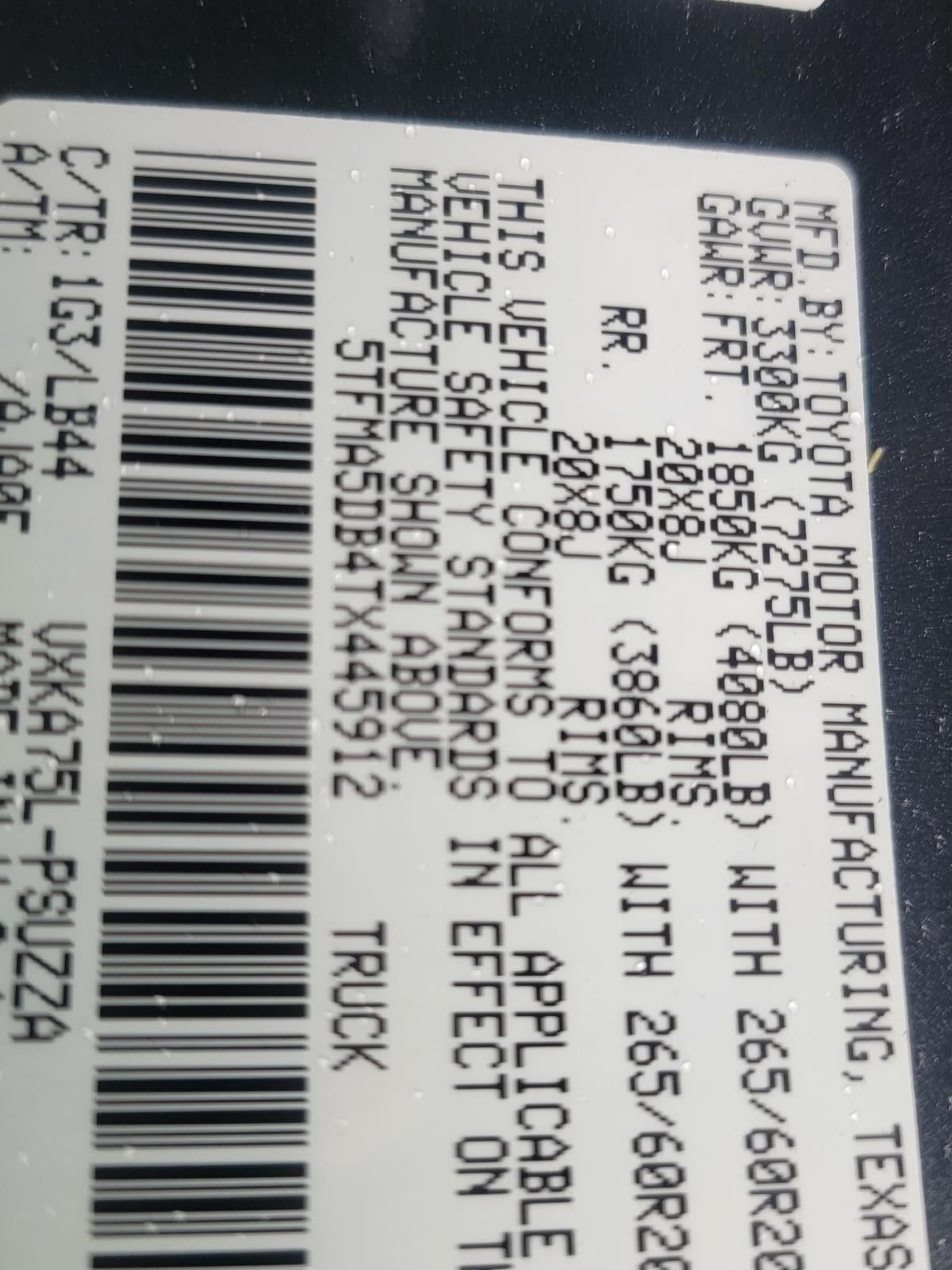 2026 Toyota Tundra 1794 Edition