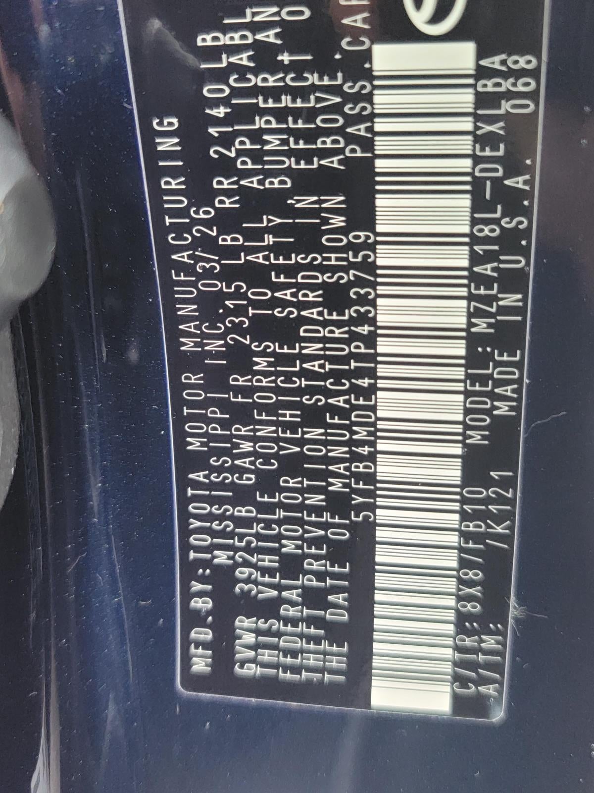 2026 Toyota Corolla LE